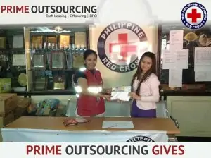 Typhoon Yolanda redcross prime give donation